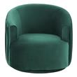 dark grey living room chair Tov Furniture Accent Chairs Forest Green