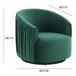 dark grey living room chair Tov Furniture Accent Chairs Forest Green