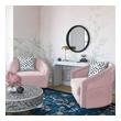 modern chair with ottoman Tov Furniture Accent Chairs Blush
