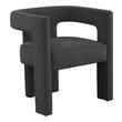 high back chaise lounge Tov Furniture Accent Chairs Black