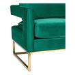 small navy accent chair Tov Furniture Accent Chairs Green