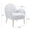 occasional arm chairs Tov Furniture Accent Chairs Terrazzo