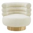 black velvet occasional chair Tov Furniture Accent Chairs Cream