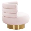 comfortable easy chair Tov Furniture Accent Chairs Blush