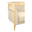 small seats for living room Tov Furniture Accent Chairs Cream