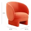 best accent armchairs Tov Furniture Accent Chairs Chairs Orange