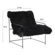 single chairs Tov Furniture Accent Chairs Black