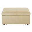 patterned ottoman bench Tov Furniture Ottomans Champagne