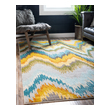 floor rugs online Unique Loom Area Rugs Multi/Blue Machine Made; 16x10