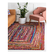 discount carpet online Unique Loom Area Rugs Multi Hand Braided; 10x8