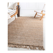 all carpet Unique Loom Area Rugs Natural/Ivory Hand Woven; 8x5