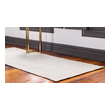 large hallway mat Unique Loom Area Rugs Beige Hand Braided; 6x2