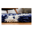 blue and white rug Unique Loom Area Rugs Navy Blue Machine Made; 12x9
