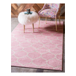 contemporary rugs Unique Loom Area Rugs Pink Machine Made; 10x8