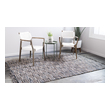 neutral entryway rug Unique Loom Area Rugs Blue Hand Woven; 11x8