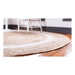carpet online store Unique Loom Area Rugs Natural/Ivory Hand Braided; 3x3