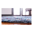 knotted rug Unique Loom Area Rugs Blue/Multi Hand Braided; 8x5