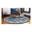 cheapest place to get carpet Unique Loom Area Rugs Navy Blue Machine Made; 3x3