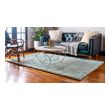 large navy blue rug Unique Loom Area Rugs Light Green Machine Made; 8x5