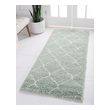 extra large beige rug Unique Loom Area Rugs Light Green Machine Made; 10x2