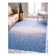 blue circle rug Unique Loom Area Rugs Blue Machine Made; 12x9