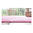blue and white area rug 8x10 Unique Loom Area Rugs Pink Machine Made; 8x5