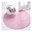 carpeting stores Unique Loom Area Rugs Light Pink Machine Made; 4x4
