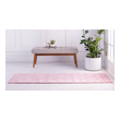 shag green Unique Loom Area Rugs Pink Machine Made; 8x2
