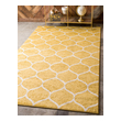 ivory rug Unique Loom Area Rugs Yellow Machine Made; 14x10