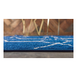 rug mat Unique Loom Area Rugs Navy Blue Machine Made; 13x2