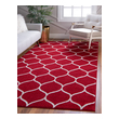 cheap hallway rugs Unique Loom Area Rugs Red Machine Made; 14x10