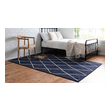 living spaces area rugs 8x10 Unique Loom Area Rugs Navy Blue/Ivory Hand Braided; 5x3