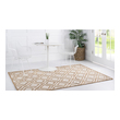 blue tufted rug Unique Loom Area Rugs Ivory Hand Braided; 8x5