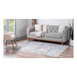 white rug near me Unique Loom Area Rugs Ivory/Gray Machine Made; 11x8
