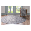 large indoor entry mat Unique Loom Area Rugs Light Gray Machine Made; 7x7