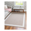 8 by 11 rug size Unique Loom Area Rugs Taupe/Ivory Machine Made; 3x2