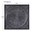 photo arrangements on wall ideas Uttermost Metal Wall Art Embossed Iron, Finished With A Hand Rubbed Charcoal Brown Glaze Encased In A Black Crackled Frame.