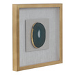 shower steam cubicle Uttermost Shadow Box A Pine Wood Shadow Box Featuring A Hand Applied Gold Leaf Finish Showcases A Striking Emerald Green Agate Stone With White Veining, Accented With Hand Painted Gold Edging. Mounted On An Off White Linen Backing.