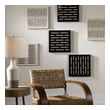 cool art for home Uttermost Modern Wall Art Update Your Space With These Modern Earthenware Wall Squares. Each Are Glazed In An Inverse Matte Ivory And Gloss Black Palette With Noticeable Scandinavian Style Influence. Each Panel May Be Hung Horizontal Or Vertical, Allowing Multiple Wall Design Options.