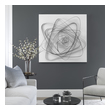 wall art design photos Uttermost Metal Wall Art Crafted From Solid Iron, This Square Wall Panel Is Finished In Matte White With An Abstract Central Design In Matte Black. May Be Hung Horizontal Or Vertical.