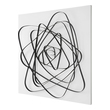 wall art design photos Uttermost Metal Wall Art Crafted From Solid Iron, This Square Wall Panel Is Finished In Matte White With An Abstract Central Design In Matte Black. May Be Hung Horizontal Or Vertical.