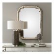rustic oval mirror bathroom Uttermost Antique Silver Mirror Mirrors This Solid Wood Frame Features An Updated Look To A Traditional Design, Hand Finished In A Lightly Antiqued, Distressed Silver Leaf.