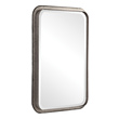 modern mirrors for sale Uttermost Industrial Mirror This Galvanized Iron Frame Features An Industrial Flair To Its Construction With Exposed Weld Tacks, And Burnished Edges.