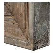 free standing mirror frame Uttermost Weathered Wood Mirror This Rustic Frame Is Made From Reclaimed Fir Wood With A Natural Finish Enhanced With A Weathered Texture, Accented With Burnished Silver Iron Details.