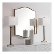 mirror beaded Uttermost Gold Mirror Refined And Sophisticated, This Antique Gold Mirror Will Add An Updated Traditional Look To Any Space. Mirror Has A Generous 1 1/4" Bevel And May Be Hung Horizontal Or Vertical.