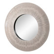 oval tall mirror Uttermost Round Mirror With Combined Natural Texture And Materials, This Round Mirror Pays Homage To Its Coastal Inspiration. Neutral Beige Rope Is Stretched Over A Solid Iron Frame To Create A Casual And Versatile Design.