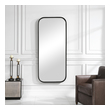 light wood mirror frame Uttermost Black Tall Iron Mirror Simple Yet Stylish, This Mirror Features A Forged Iron Frame Finished In Classic Satin Black For A Sleek, Contemporary Feel. May Be Hung Horizontal Or Vertical.
