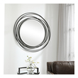 mirror wall decor living room Uttermost Black Iron Round Mirror Hand Forged Iron Coils, Finished In A Satin Black, Accented With A Subtle Hammered Texture. Mirror Features A Generous 1 1/4" Bevel.