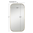 brown decorative mirror Uttermost Plated Brass Mirror Simple Yet Stylish, This Mirror Features A Plated Antique Brass Frame With A Sleek, Contemporary Feel. May Be Hung Horizontal Or Vertical.