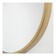 standing mirror modern Uttermost Oval Mirror This Iron Oval Features A Lightly Antiqued Gold Leaf Finish And Linear Details. May Be Hung Horizontal Or Vertical.